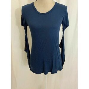 Blue Life Navy Blue Black Long Sleeve t shirt top
